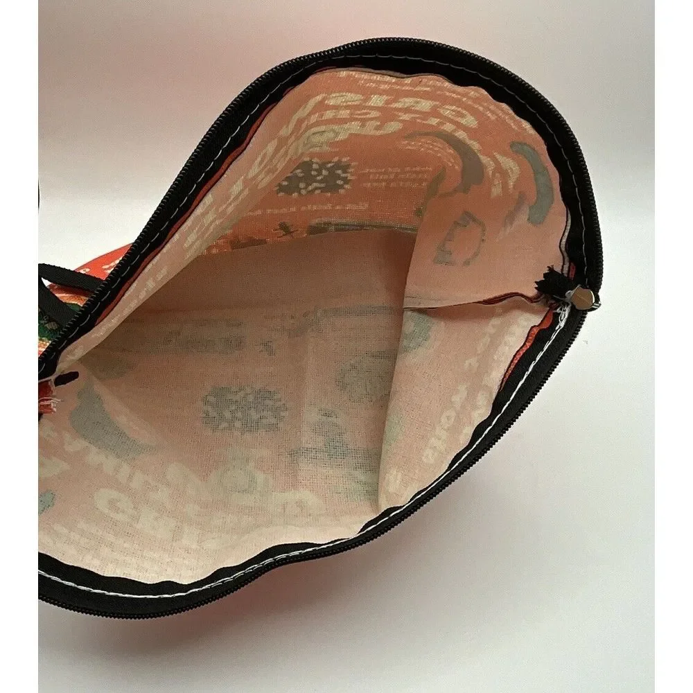 New Christmas Themed Cosmetic Bag With Zipper‎ Multiuse - Picture 4 of 4